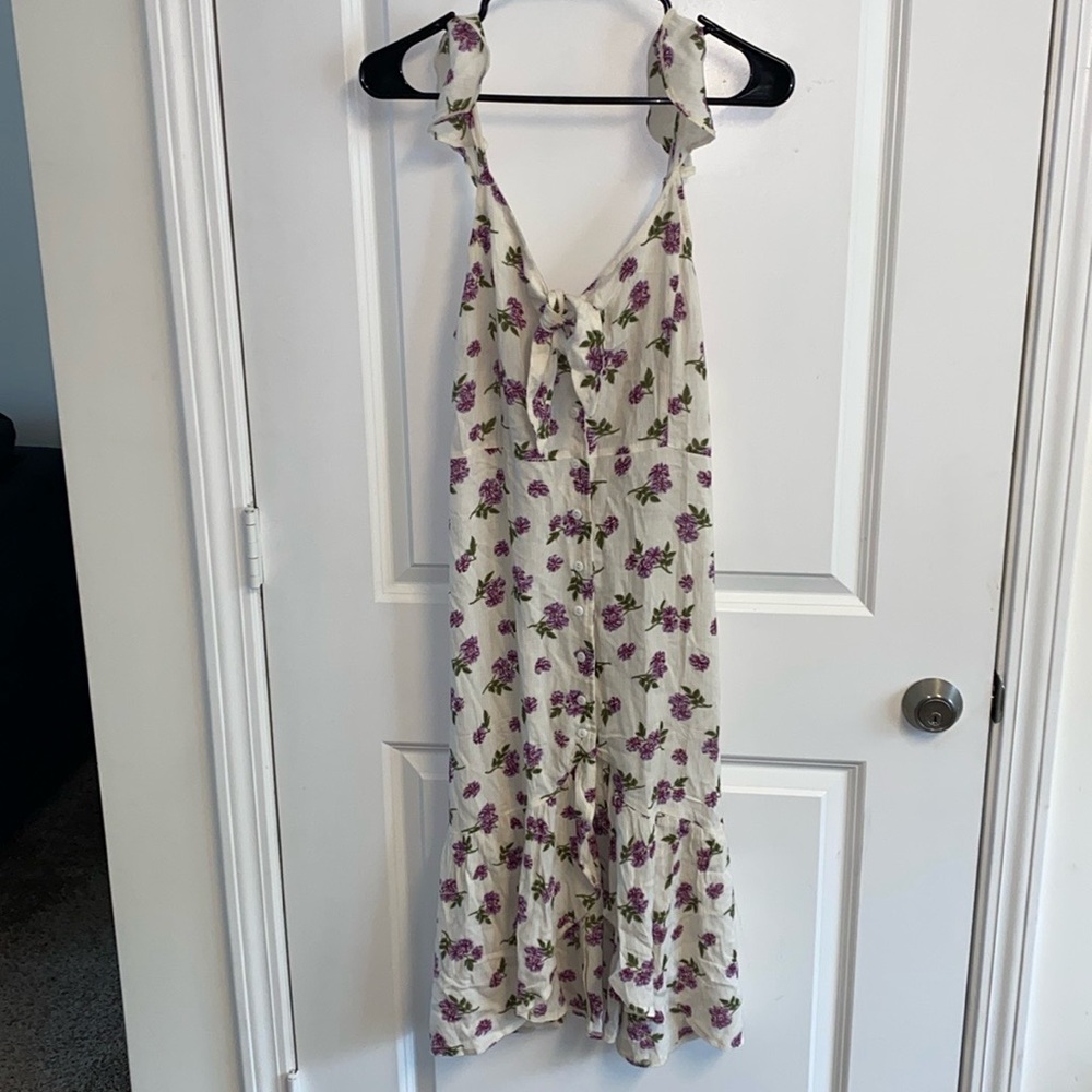 Ruffle Flowered Summer Dress - Picture 1 of 6